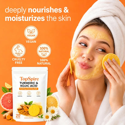 🔥Last Day 68% OFF-TopSpire Turmeric Kojic Glow Pads