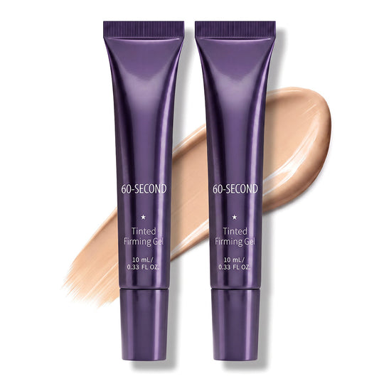 TopSpire 60 Second Effects Tinted Firming Gel - Under Eye Cream For Puffiness And Bags Under Eyes