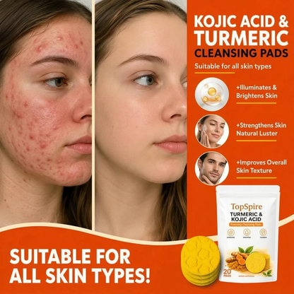 🔥Last Day 68% OFF-TopSpire Turmeric Kojic Glow Pads