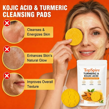 🔥Last Day 68% OFF-TopSpire Turmeric Kojic Glow Pads
