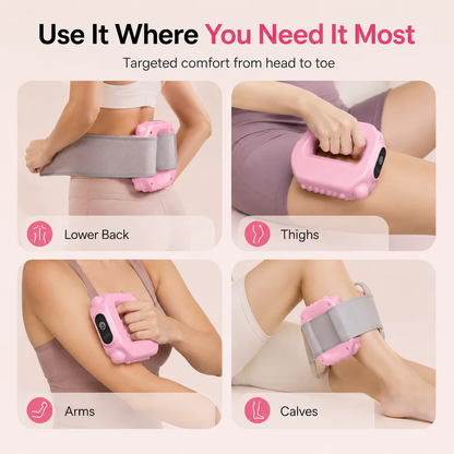 Honorablejoy Hands-Free Fascia Massager for Muscle Relaxation & Recovery