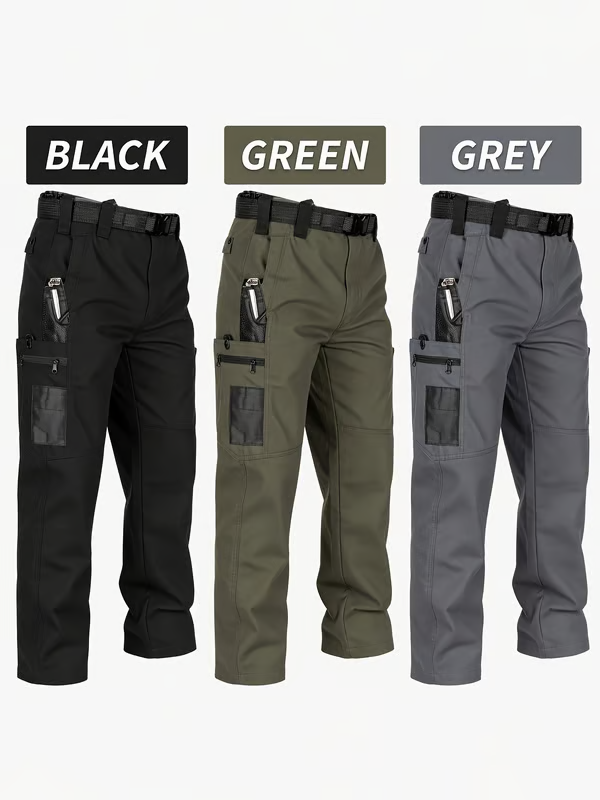 Men’s Multi-Pocket Tactical Work Pants