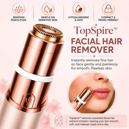 TopSpire – 2-in-1 Eyebrow & Facial Hair Trimmer