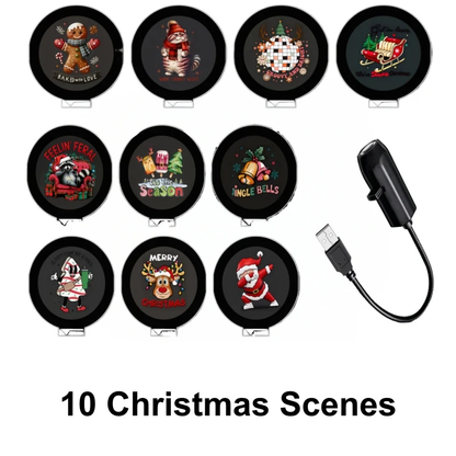 ✨Plug-&-Play HD Christmas Projector – 6 or 10 Festive Scenes