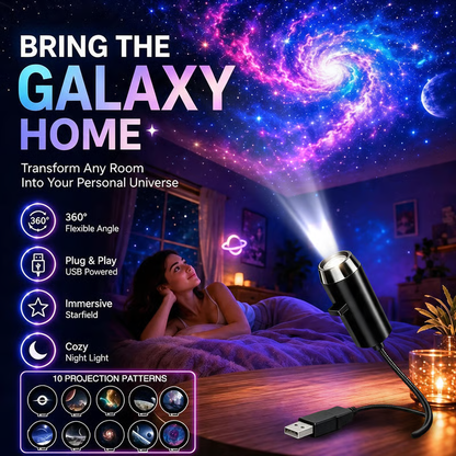 ✨Plug-&-Play HD Christmas Projector – 6 or 10 Festive Scenes