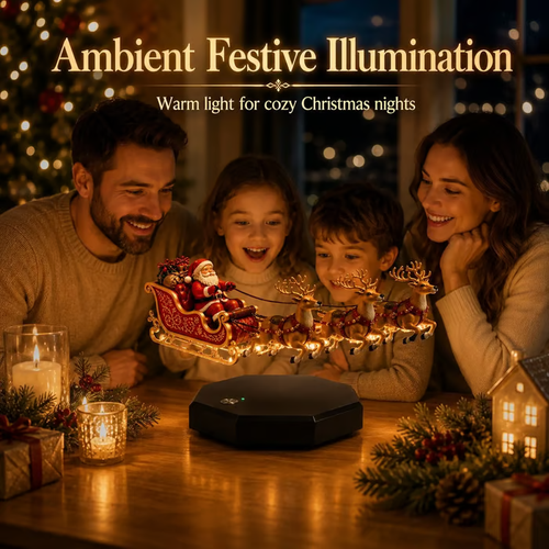 🔥🎅 Santa’s Flying Sleigh — Magnetic Levitation Christmas Display ✨