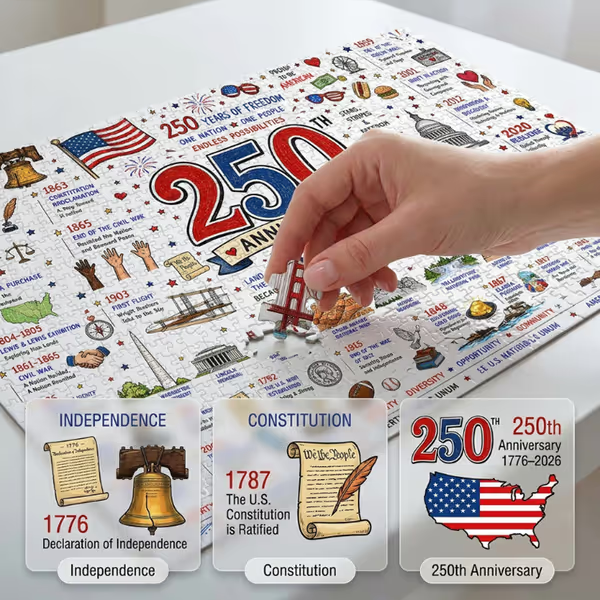 Flash Sale 🧩🦅Patriotic America Jigsaw Puzzle - 1000 Pieces
