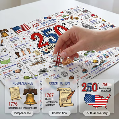 Flash Sale 🧩🦅Patriotic America Jigsaw Puzzle - 1000 Pieces