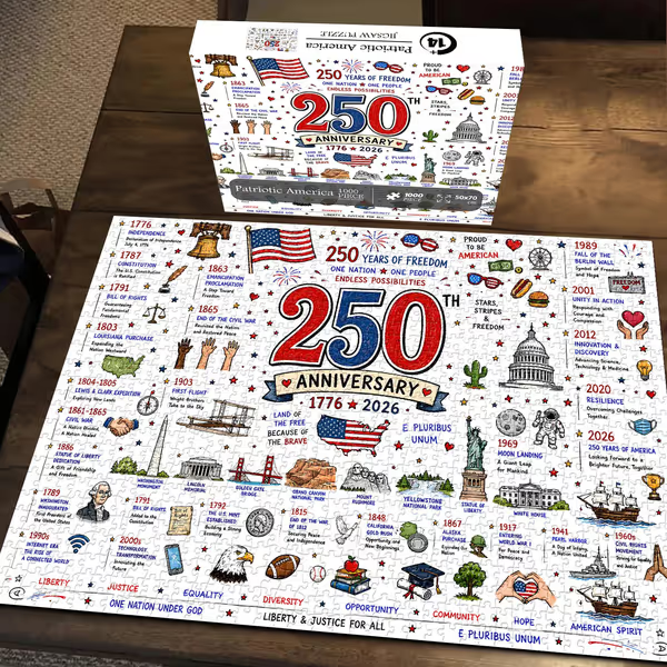 Flash Sale 🧩🦅Patriotic America Jigsaw Puzzle - 1000 Pieces