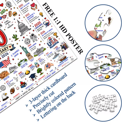Flash Sale 🧩🦅Patriotic America Jigsaw Puzzle - 1000 Pieces