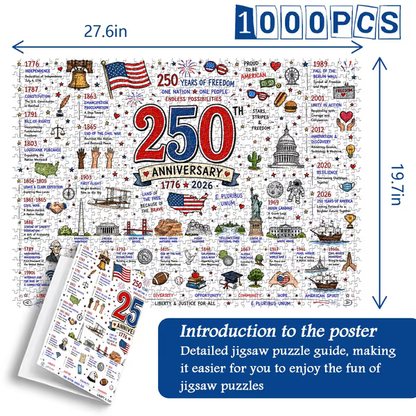 Flash Sale 🧩🦅Patriotic America Jigsaw Puzzle - 1000 Pieces