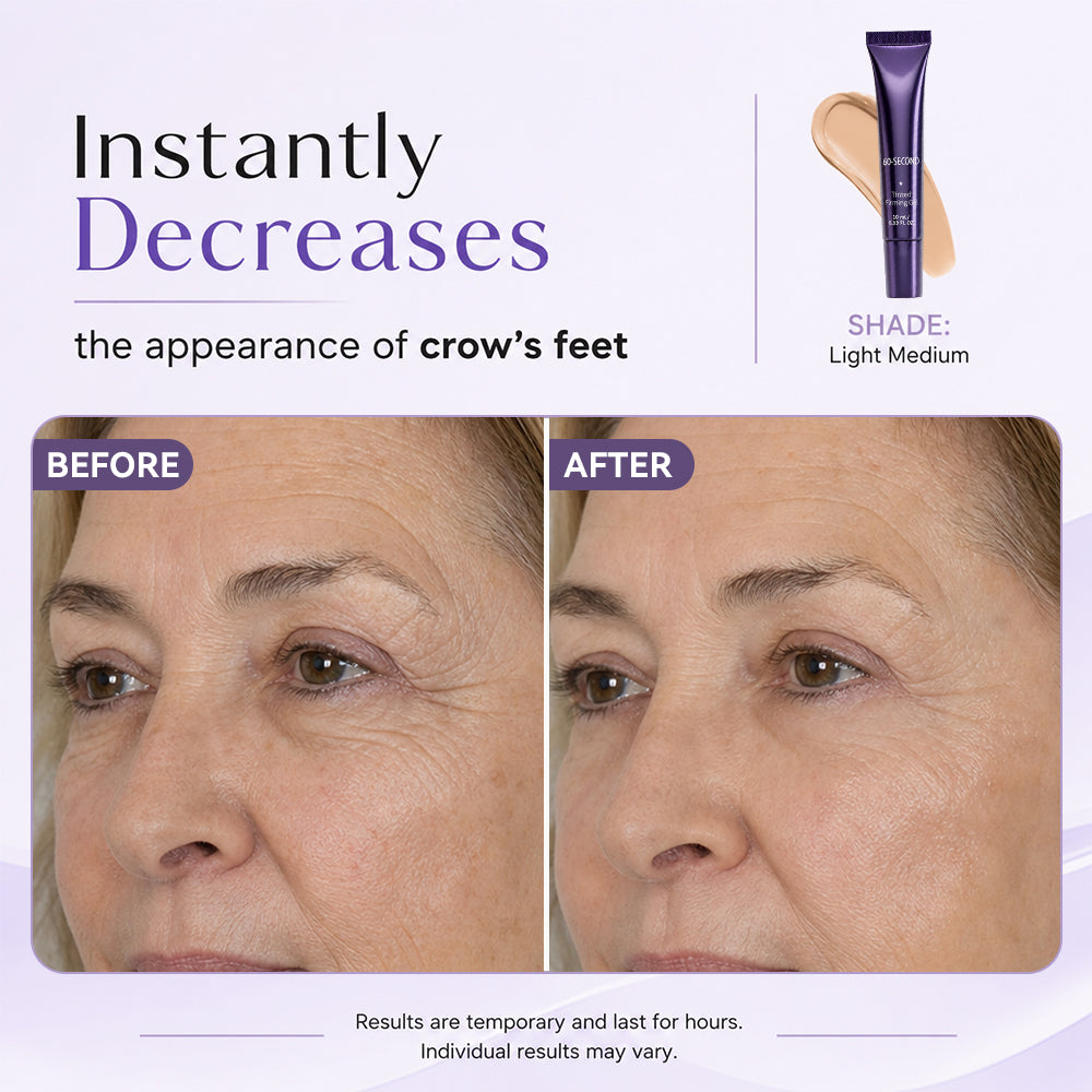TopSpire 60 Second Effects Tinted Firming Gel - Under Eye Cream For Puffiness And Bags Under Eyes