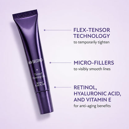 TopSpire 60 Second Effects Tinted Firming Gel - Under Eye Cream For Puffiness And Bags Under Eyes
