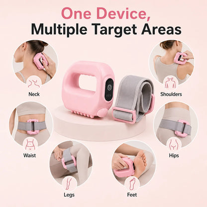 Honorablejoy Hands-Free Fascia Massager for Muscle Relaxation & Recovery