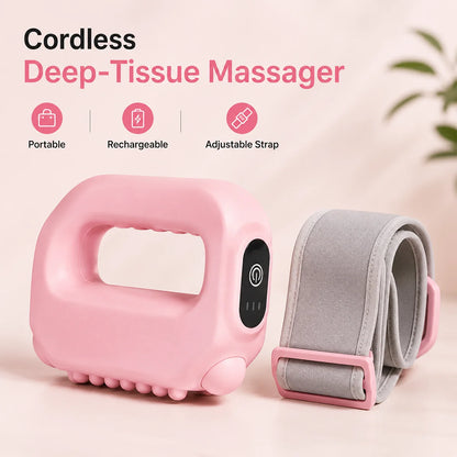 Honorablejoy Hands-Free Fascia Massager for Muscle Relaxation & Recovery