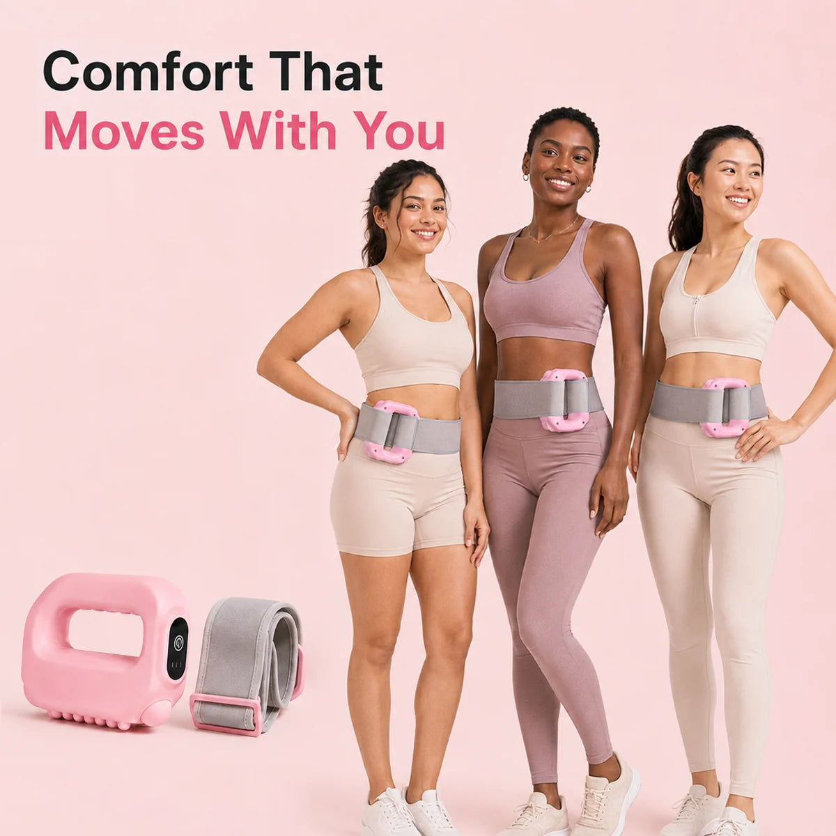 Honorablejoy Hands-Free Fascia Massager for Muscle Relaxation & Recovery