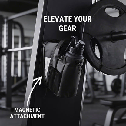 Magnetic Gym Bag With Bottle Holder