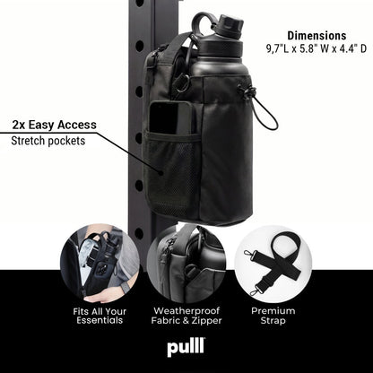 Magnetic Gym Bag With Bottle Holder