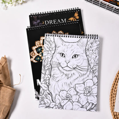 🎨✍️Adult Coloring Stress Relief Books(✨Hardcover)