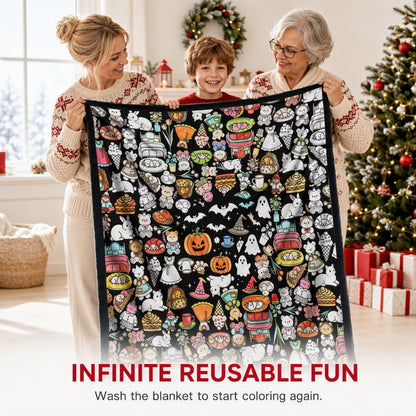 ✨Last Day 49% OFF🎨Family DIY Coloring Blanket for All Ages-Perfect Gift For Family & Friends🎁）